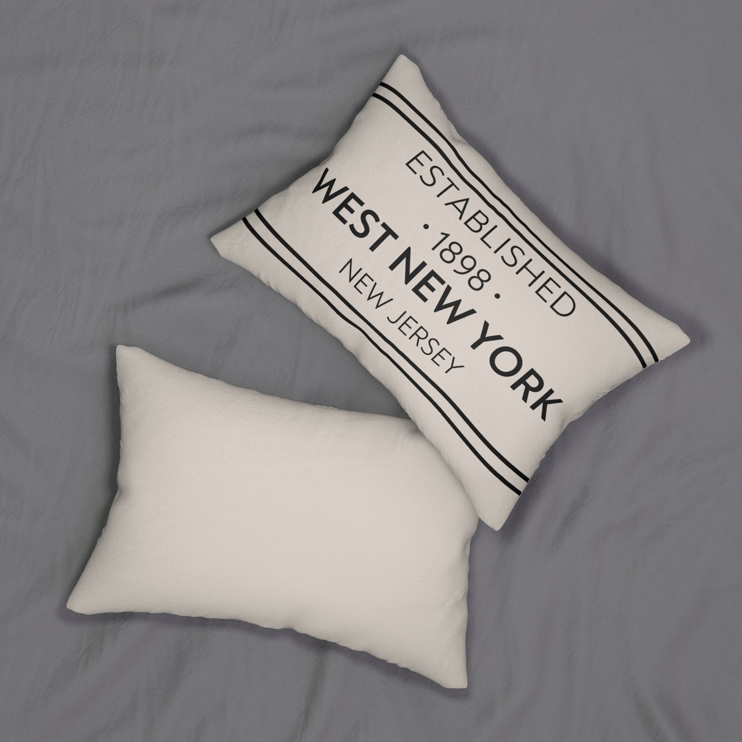 Established West New York Lumbar Pillow