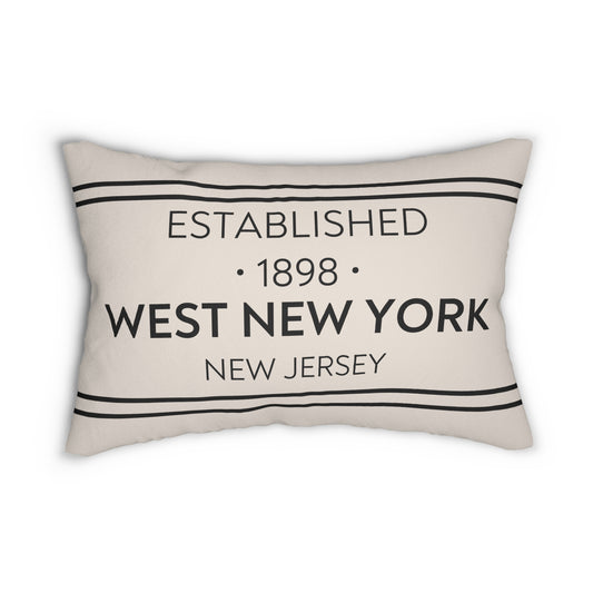 Established West New York Lumbar Pillow