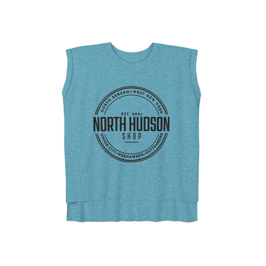 NoHud Shop Flowy Logo Muscle Tee