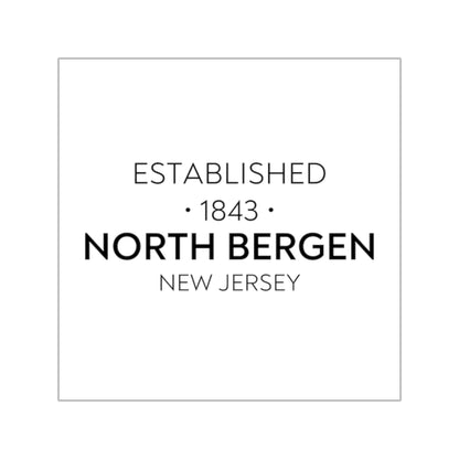 Established North Bergen Square Vinyl Sticker